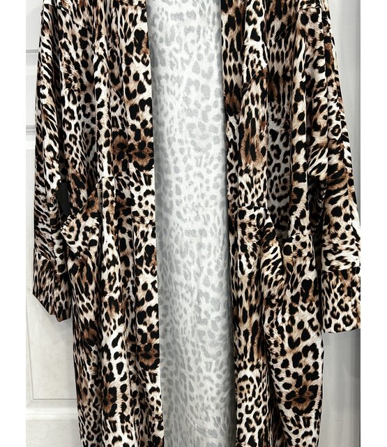 NEW COLLECTION LEOPARD KIMONO 4659