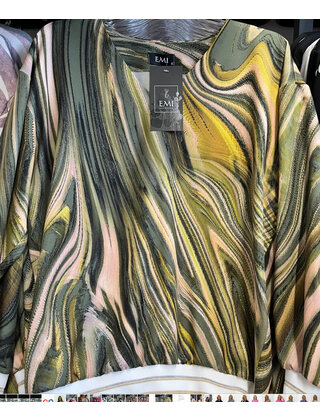 EMI V-LONG SLEEVE TOP 3758