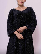 MADE IN ITALY SEQUINS BOW DRESS 1948