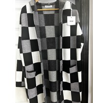 EVIS HOODED SQUARE CARDIGAN 3036
