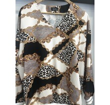 EMI V-NECK TOP CGAIN PRINT 2050