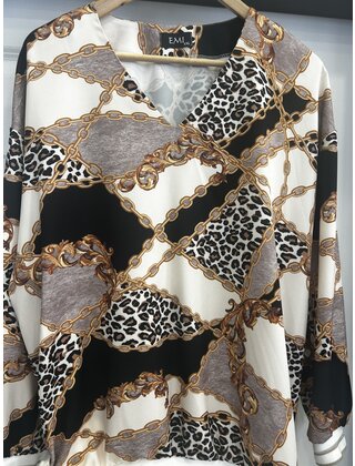 EMI V-NECK TOP CGAIN PRINT 2050