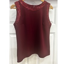 FORCYMA SLEEVELESS SPARKLE TOP 0758