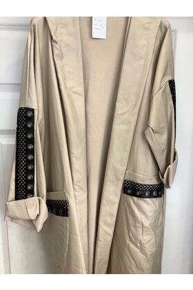 MADE IN ITALY WAXY HOODED JACKET 4757