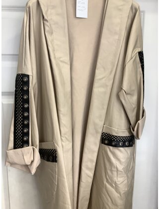 MADE IN ITALY WAXY HOODED JACKET 4757