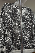 EMI V- NECK LONG SLEEVE LEOPARD TOP 1959 EMI V- NECK LONG SLEEVE LEOPARD TOP 1959