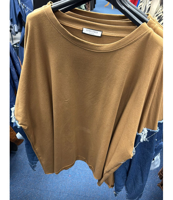 MADE IN ITALY SUNFLOWER TOP 5869