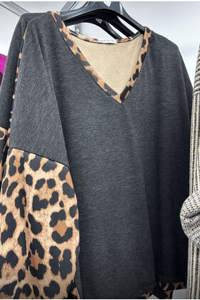 MADE IN ITALY LEOPARD TOP 4970