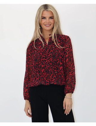 KATE & PIPPA LEOPARD TOP 5760