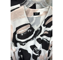EMI LING SLEEVE PRINT TOP 9601