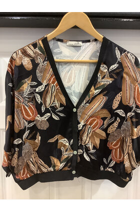 MADE IN ITALY PRINT CARDIGAN  8090