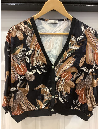 MADE IN ITALY PRINT CARDIGAN  8090