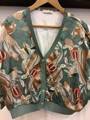 MADE IN ITALY PRINT CARDIGAN  8090