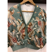 MADE IN ITALY PRINT CARDIGAN  8090