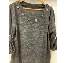 MADE IN ITALY BUTTONED TOP 4757