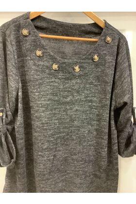 MADE IN ITALY BUTTONED TOP 4757