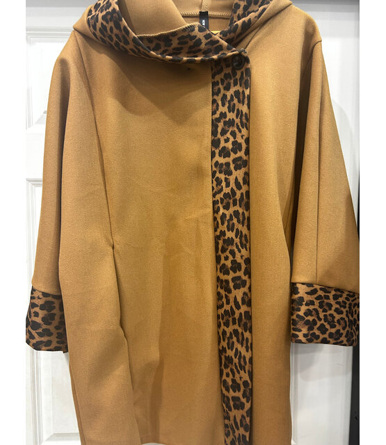 NEW COLLECTION LEOPARD CAPE 3880
