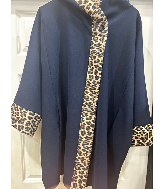 NEW COLLECTION LEOPARD CAPE 3880