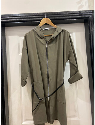 MADE IN ITALY BELTED JACKET 7777