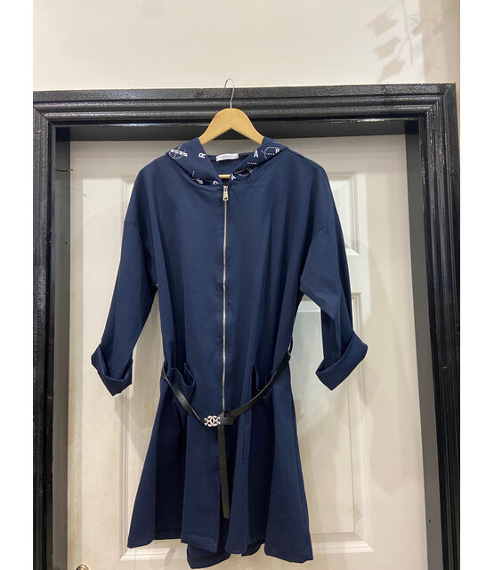 MADE IN ITALY BELTED JACKET 7777