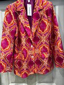 ZOLA LONG SLEEVE PRINT BLAZER 4809