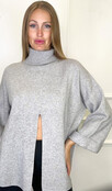 LAMIAR POLO NECK WITH SLIT 6068