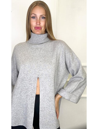 LAMIAR POLO NECK WITH SLIT 6068