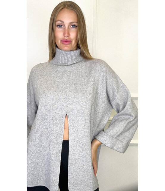 LAMIAR POLO NECK WITH SLIT 6068