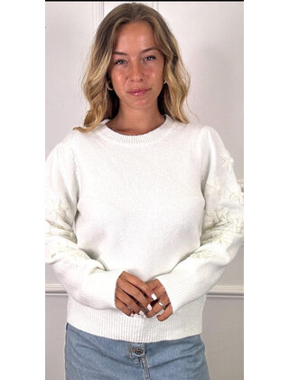 LAMIAR JUMPER WITH FLOWER SLEEVES 9032