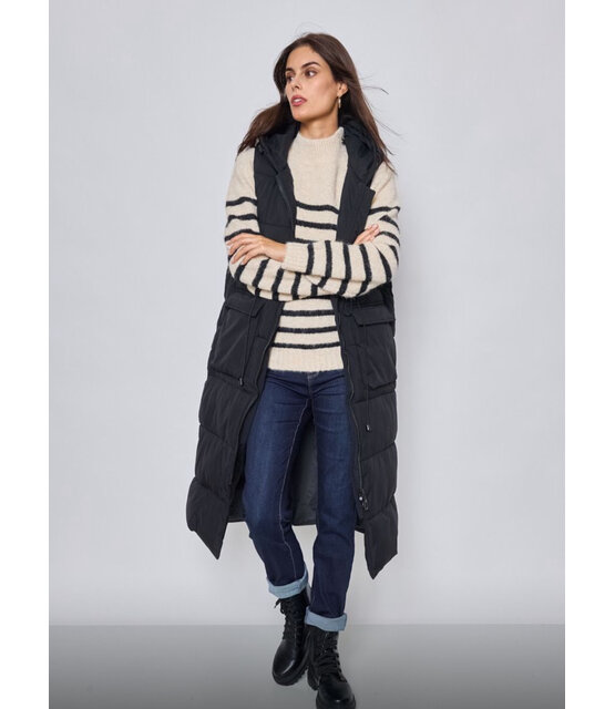 KY CREATIONS LONG SLEEVELESS JACKET 0611