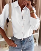 NEW COLLECTION GOLD BUTTON SHIRT 4444