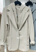 NAIFF STRIPED HOOD BLAZER 022 NAIFF STRIPED HOOD BLAZER 022