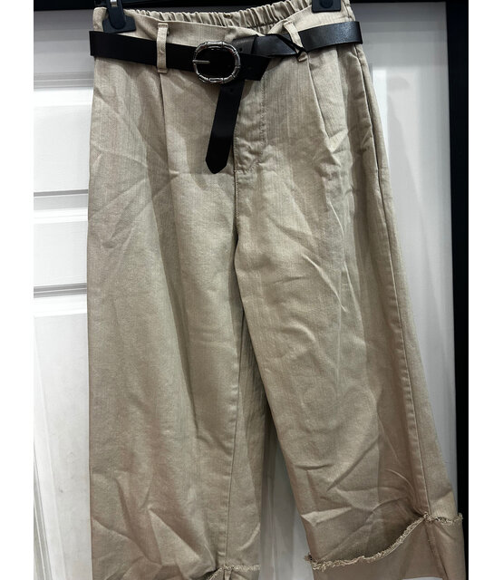 NAIFF WIDE LEG TURN UP DENIM 891