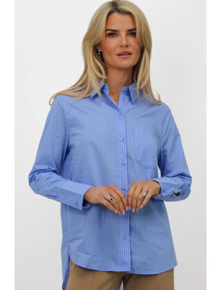 KATE & PIPPA OXFORD STRIPE SHIRT 4668