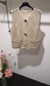 LAMIAR CROCHET WAISTCOAT 0108