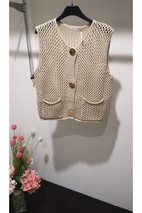 LAMIAR CROCHET WAISTCOAT 0108