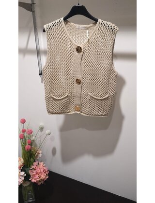 LAMIAR CROCHET WAISTCOAT 0108