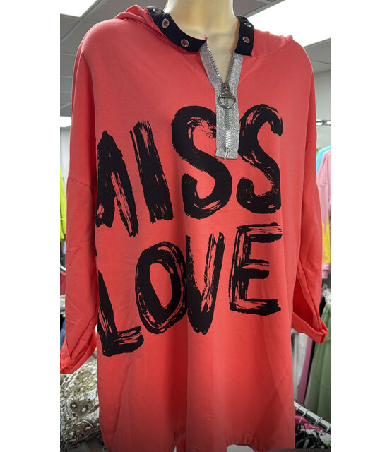 LISA MODA HOODED TOP 5946