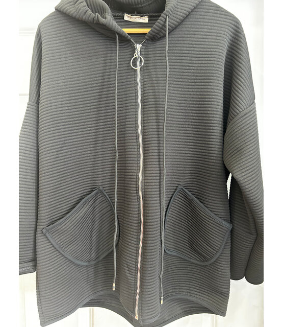 FASHION LADY RIBBED JACKET 1000