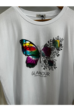 MADE WITH LOVE BUTTERFLY T-SHIRT 3434