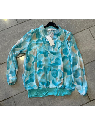 MARC ANGELO CIRCLE PRINT TOP 7036