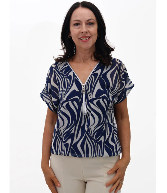 KATE & PIPPA EVA ZIP BAND  TOP KATE & PIPPA EVA ZIP BAND  TOP