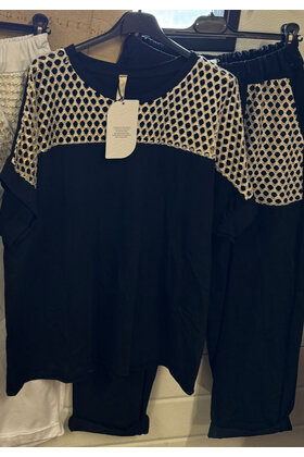 MADE IN ITALY LACE TOP 2222