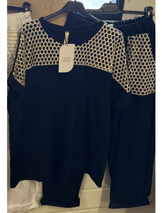 MADE IN ITALY LACE TOP 2222