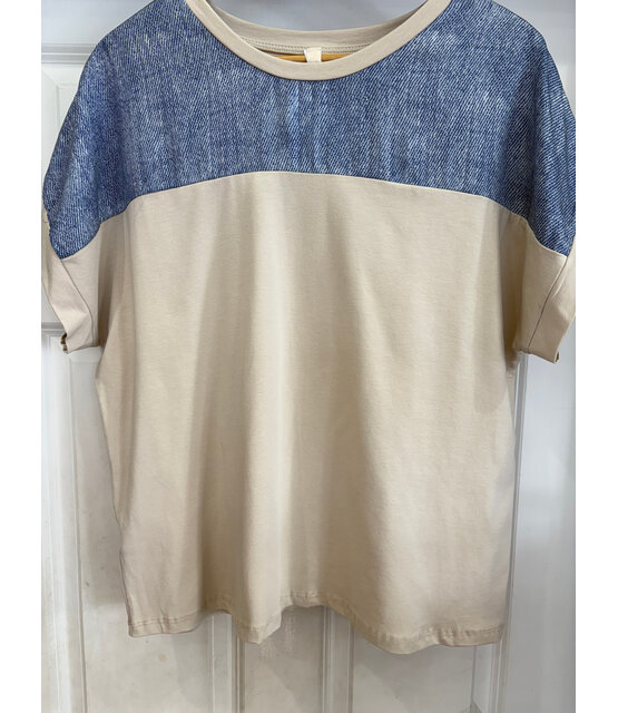 MADE IN ITALY SHIRT SLEEVE TOP 555