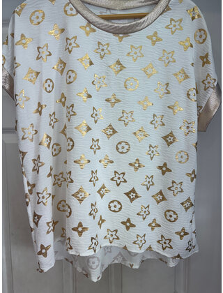 ITALY MODA PRINT TOP 231