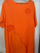 NEW COLLECTION OVERSIZED LINEN DRESS 344