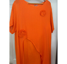 NEW COLLECTION OVERSIZED LINEN DRESS 344