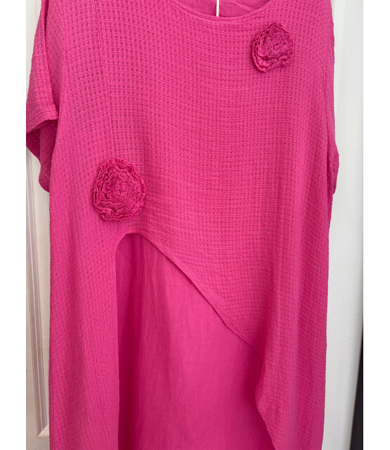 NEW COLLECTION OVERSIZED LINEN DRESS 344