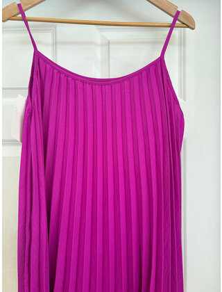 NEW COLLECTION VEST PLEATED TOP 1097